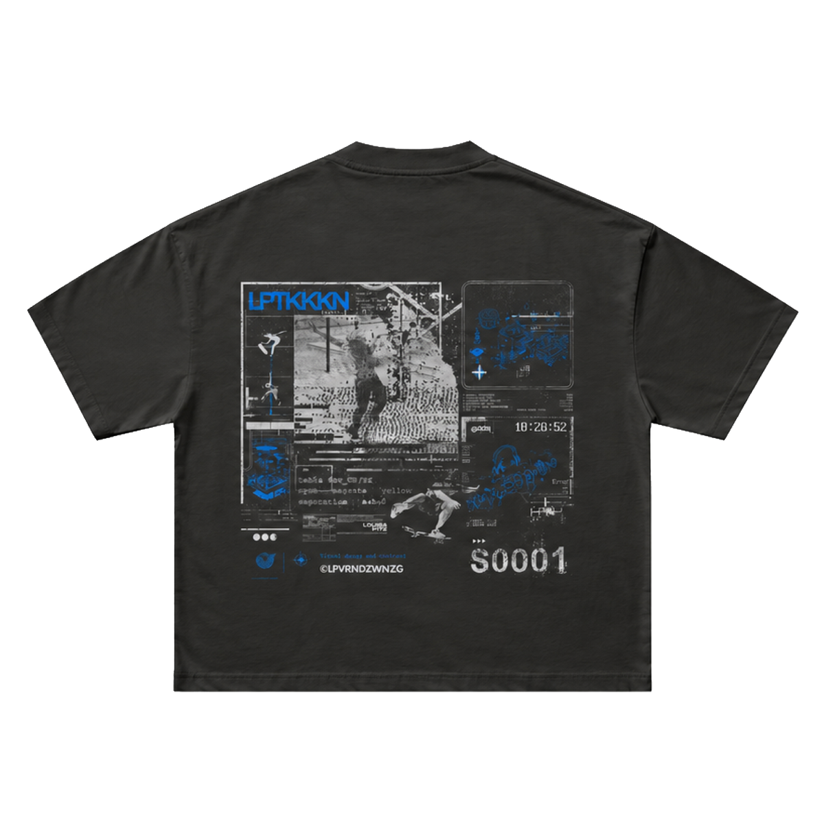 LOUISA PITZ HEAVY FADED TEE
